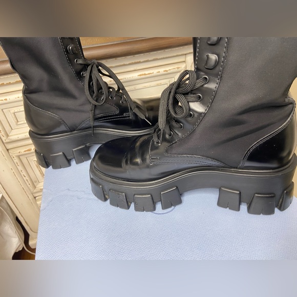 Prada Monolith Boots - Picture 5 of 10